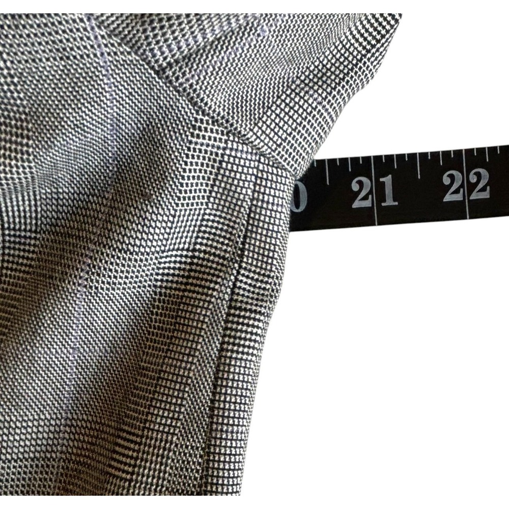 Gray Glen Plaid Blazer M Prince of Wales Notch Lapel Academia Office Gentle Fawn - Picture 14 of 16